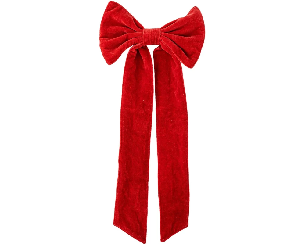 Bloomingville Weihnachtsdeko Ruby Schleife, Rot