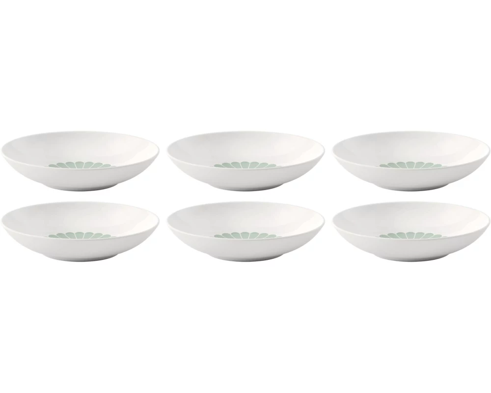 Villeroy & Boch Pastaschale Fleur 6 Stück, Grün
