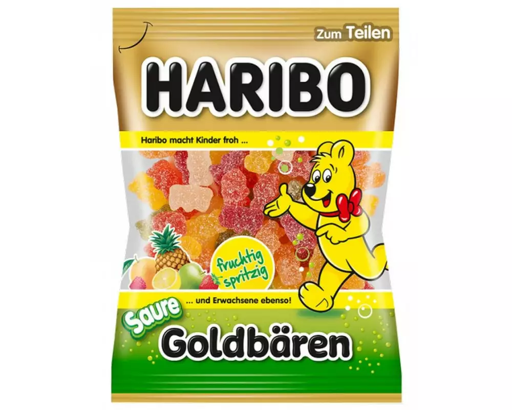 Haribo Gummibonbons Saure Goldbären 175 g