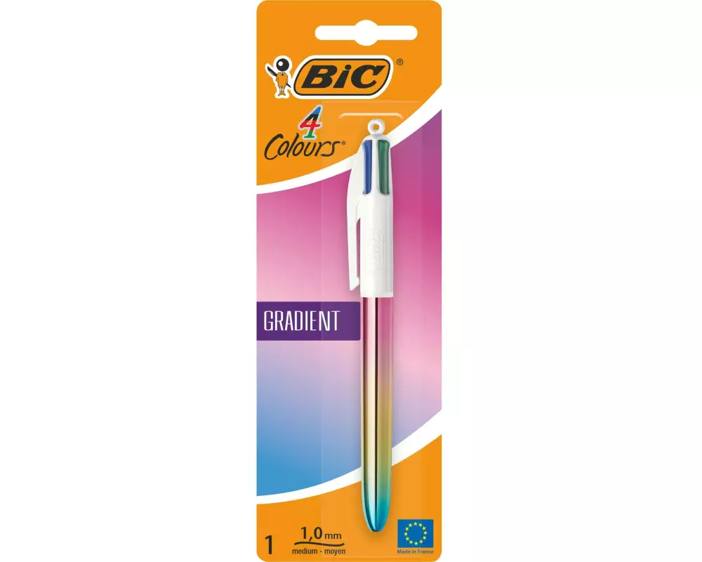BIC Mehrfarbenkugelschreiber 4 Colours Gradient 1 Stück
