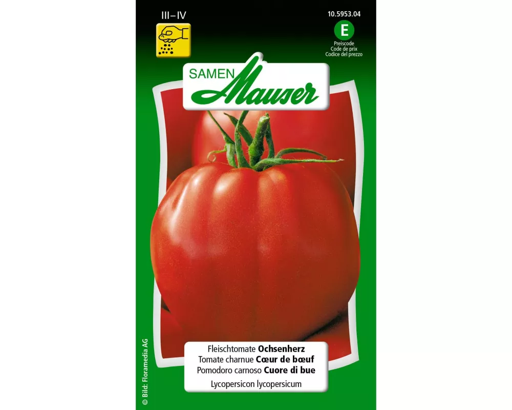 Samen Mauser Samen Alte Sorte Fleischtomate Ochsenherz