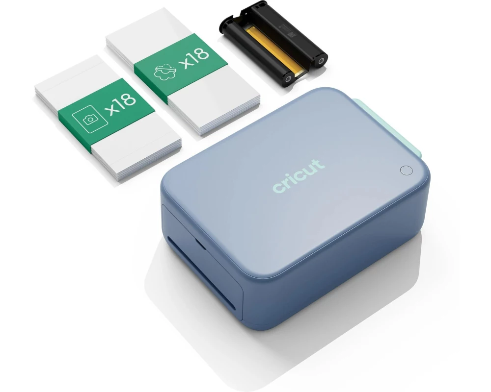 Cricut Cricut StickerPix Print + Cut Essential Bundle , Pastellblau