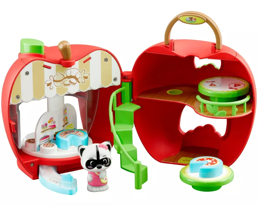 KLOROFIL Spielfigurenset Apfel mit Köstlichkeiten