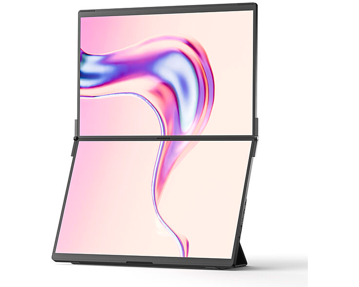 FREEVOICE Dual Monitor FlipGo 16 Zoll FWPFLIPGO16 schwarz, 2560x1600px