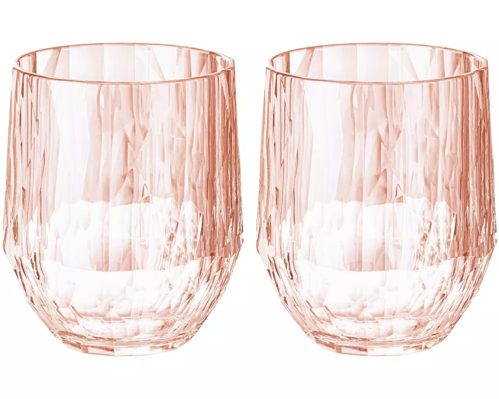 Koziol Trinkglas Club No. 23 200 ml, 2 Stück, Rosa
