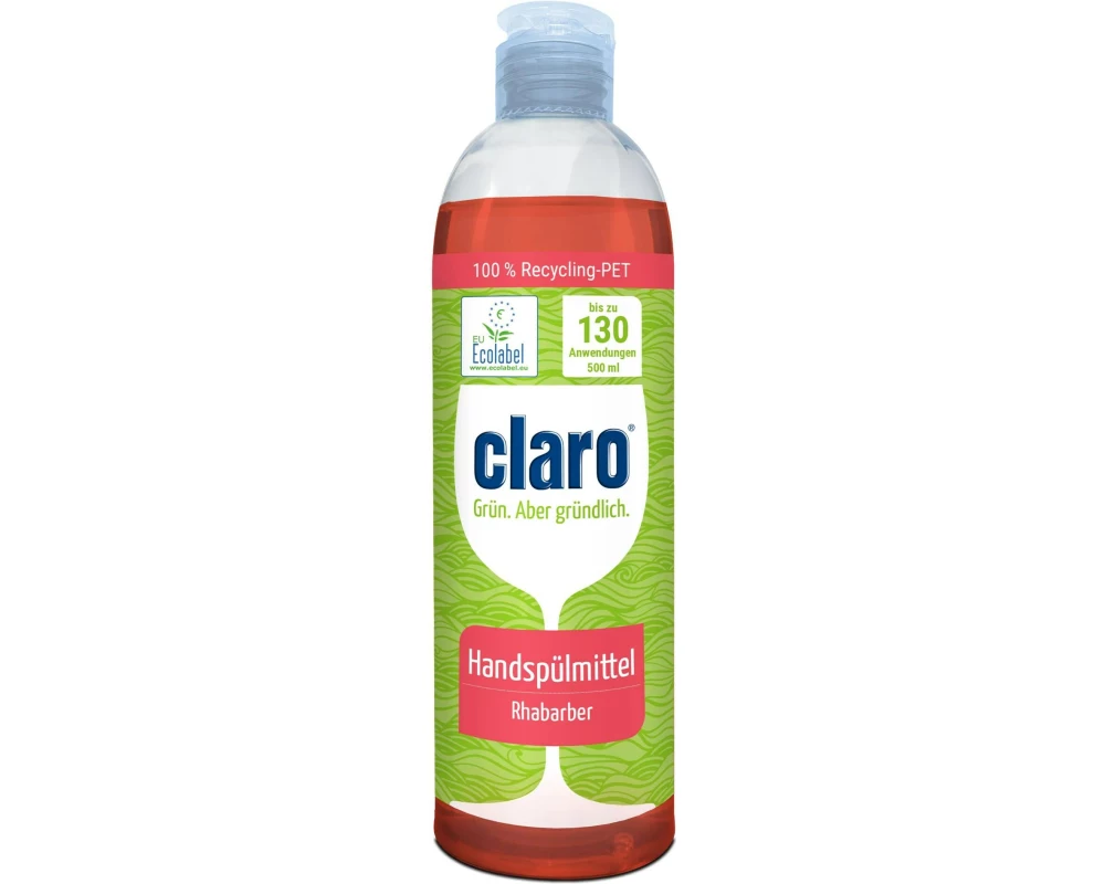 claro Öko-Geschirrspülmittel mit Rhabarber 0.5 l