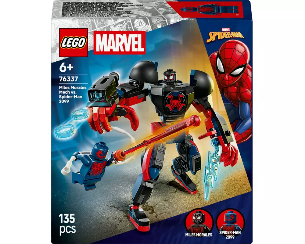 LEGO Marvel Miles Morales Mech vs. Spider-Man 2099 76337