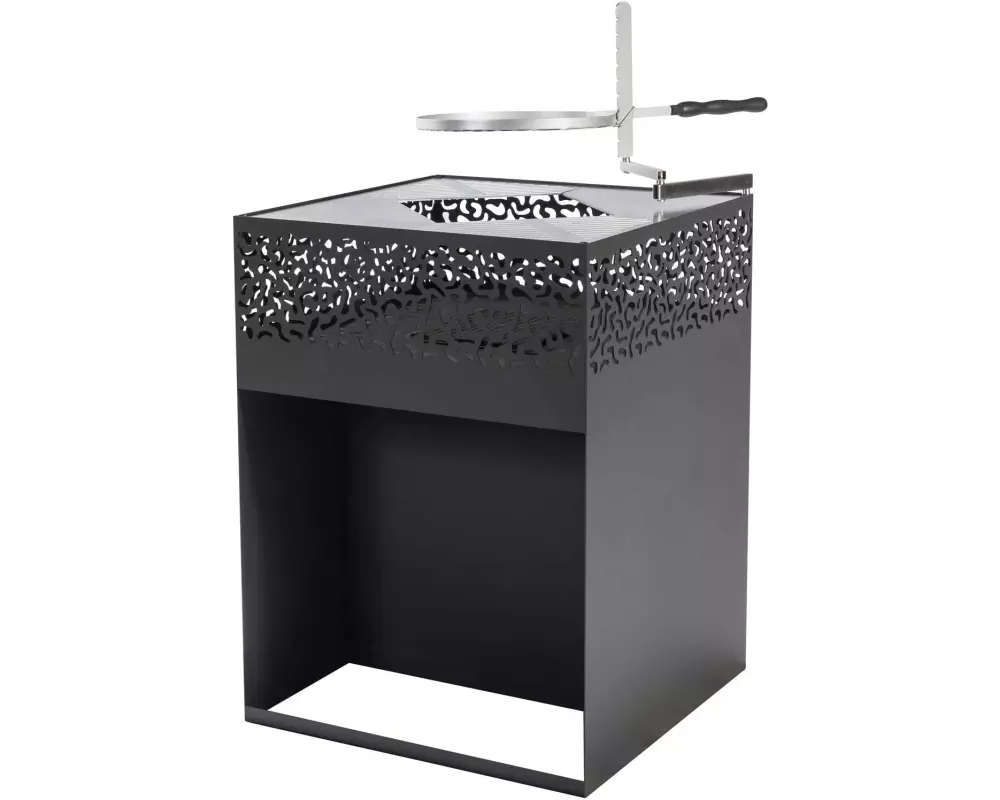 FEU DU JARDIN Feuerstelle Cube 1000, Schwarz