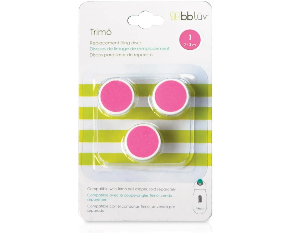 bblüv Ersatzscheiben für Trimö 3-er Pack, Pink, 0-3 Monate