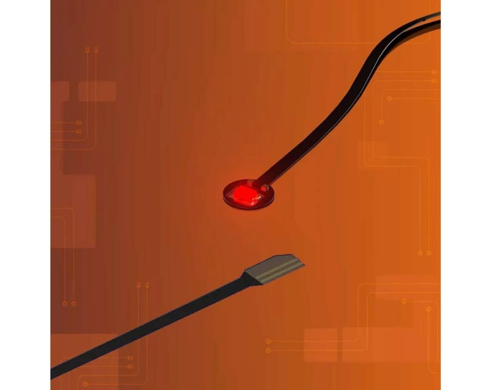 Light My Bricks 2.0 Astro LED Rot mit 30 cm Flachkabel 4er Pack