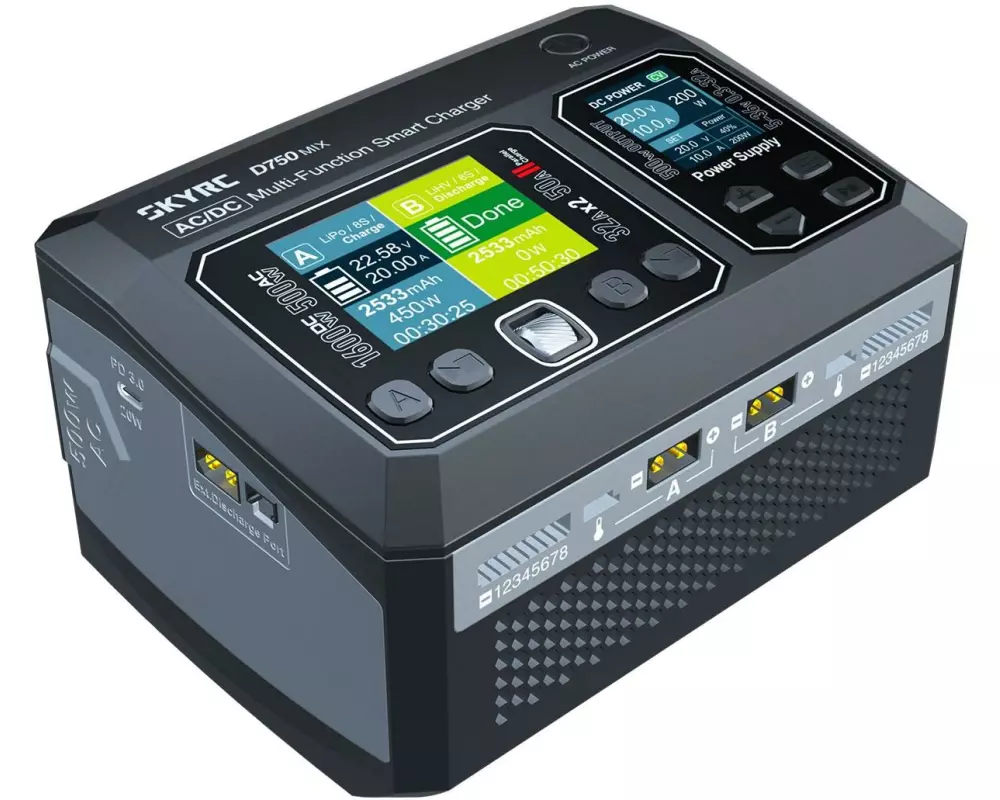 SKYRC Ladegerät D750 MIX 32 A LiPo