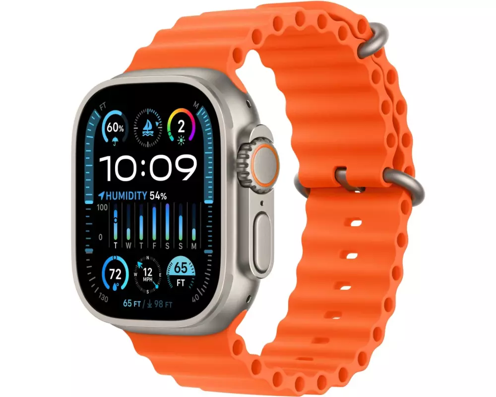 Apple Watch Ultra 2 Ocean Band Orange