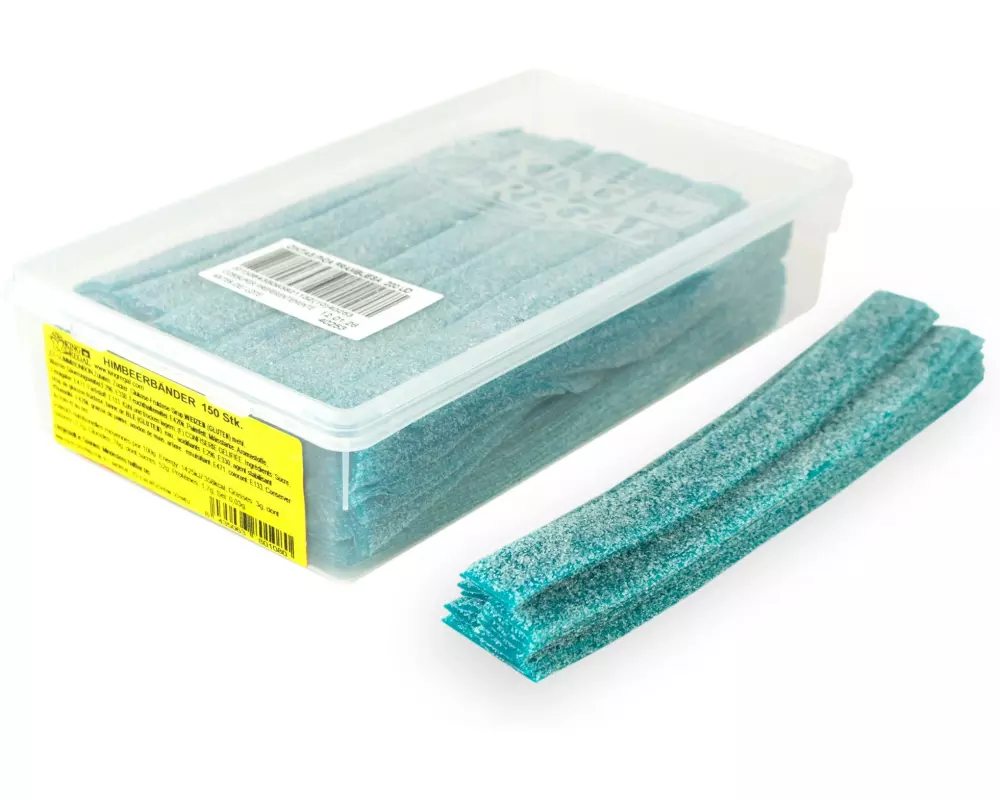 King Regal Gummibonbons Sour Strips Himbeere 150 Stück