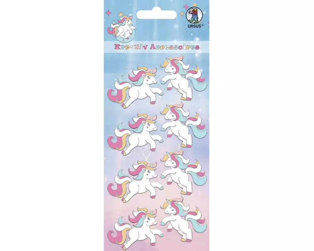 URSUS Motivsticker 1 Stück, Einhorn