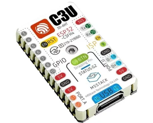 M5Stack Entwicklerboard M5stamp C3U Mate mit Pin Headers