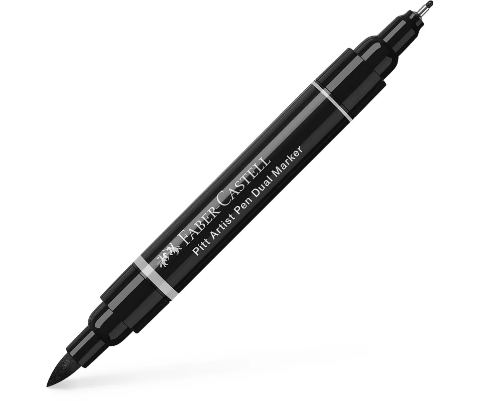 Faber-Castell Tuschestift Pitt Artist Pen Dual Schwarz