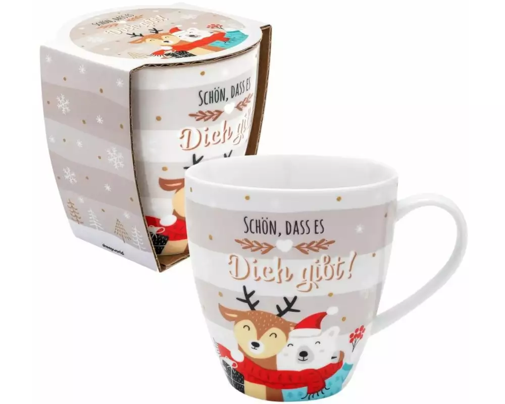 Sheepworld Kaffeetasse Schön, dass es Dich gibt 450 ml, 1 Stück