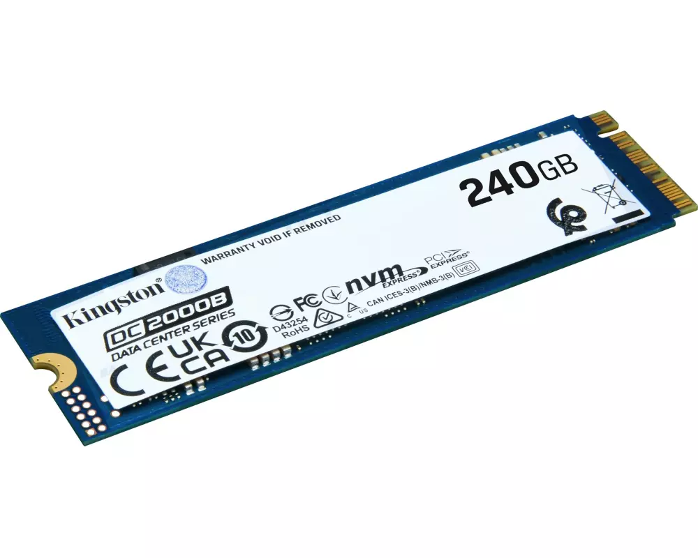 Kingston SSD Enterprise DC2000B 240GB, M.2 M.2 NVMe 240 GB