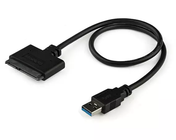 StarTech.com USB3S2SAT3CB laptop dock/port replicator Schwarz