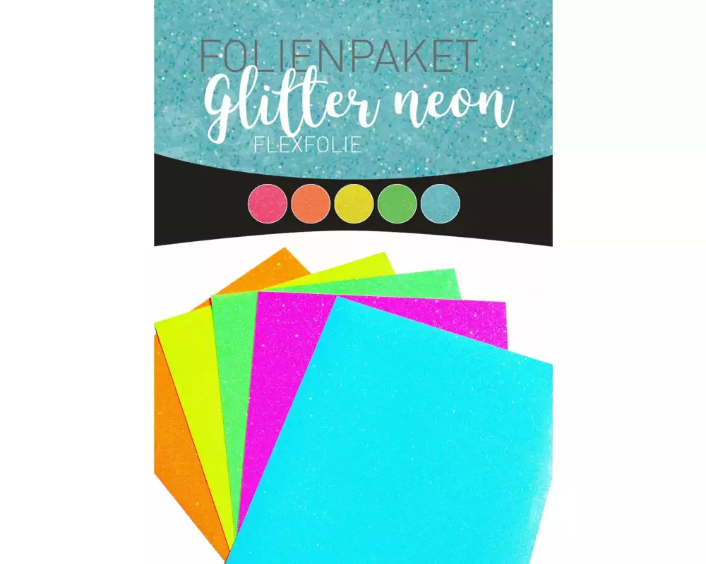 Stahls Aufbügelfolie Flex Set Glitter