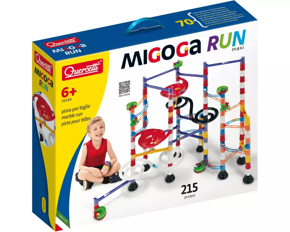Quercetti Migoga Run Maxi Kugelbahn 215 Teile