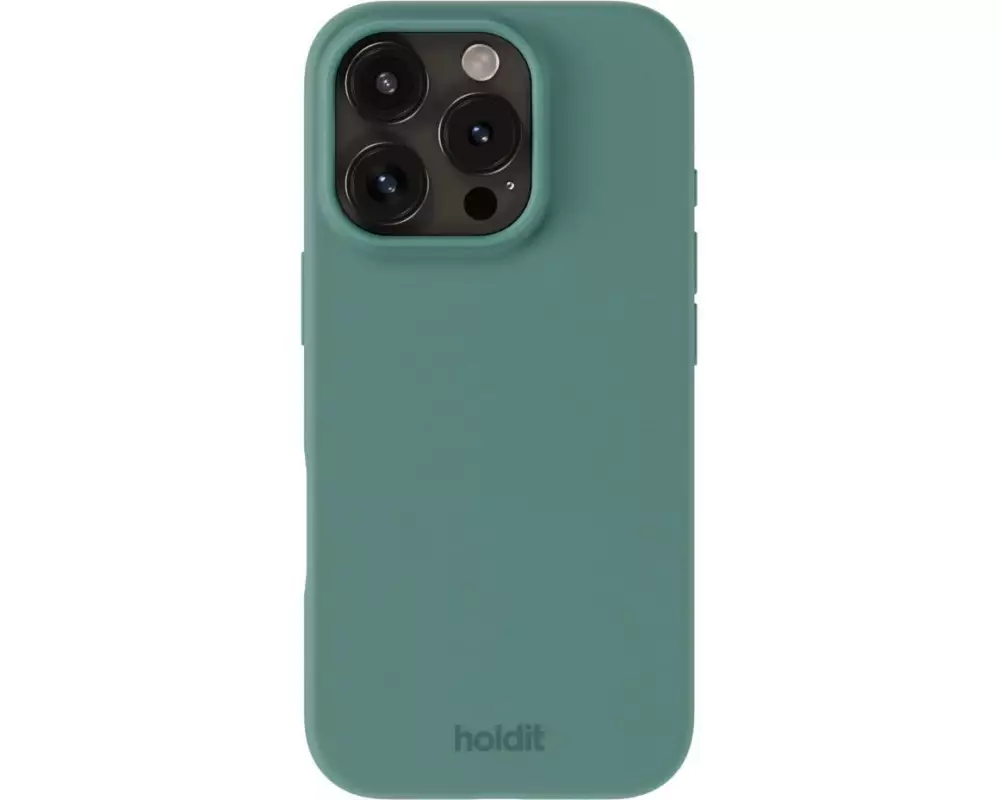 Holdit Back Cover Silicone iPhone 16 Pro Max Grün
