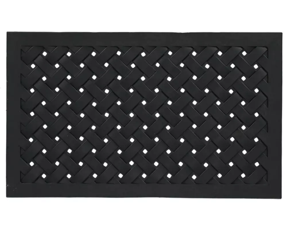 Esschert Design Türmatte Gummi geflochten 76 cm x 45.5 cm