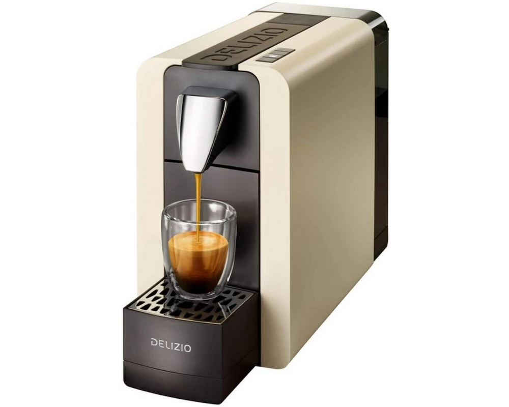 Delizio Kapselmaschine Compact One II Cream White
