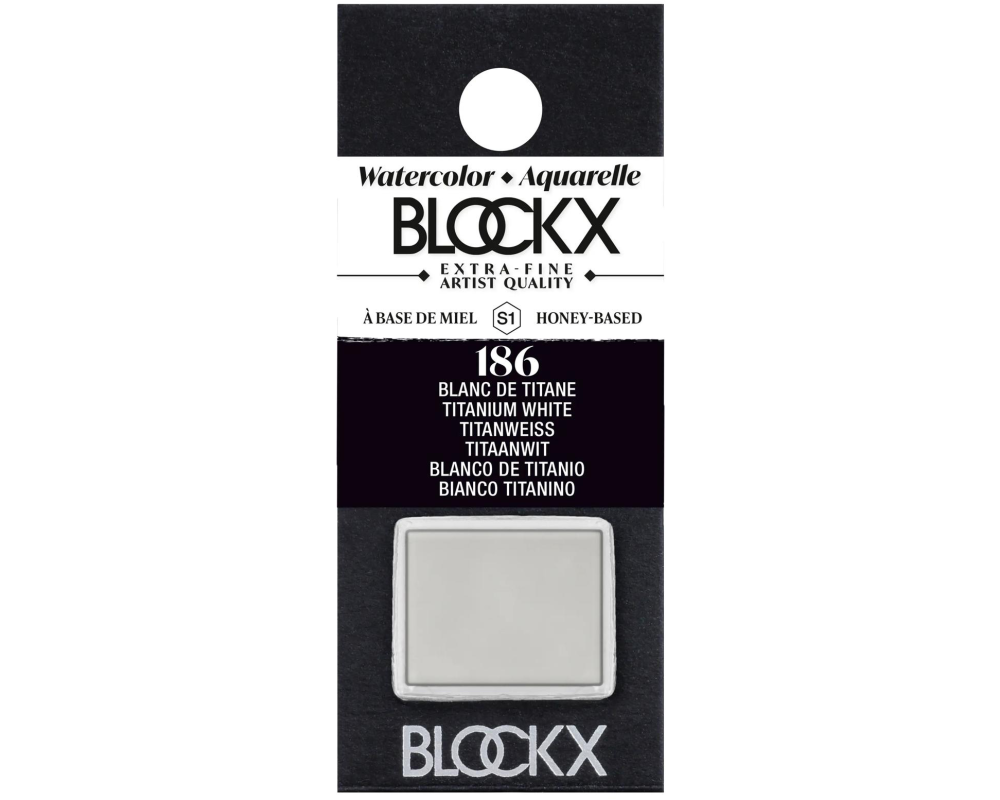BLOCKX Aquarellfarbe 1.5ml 41186BXC titanweiss