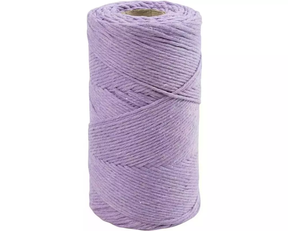 Creativ Company Baumwollgarn 198 m, 2 mm Flieder