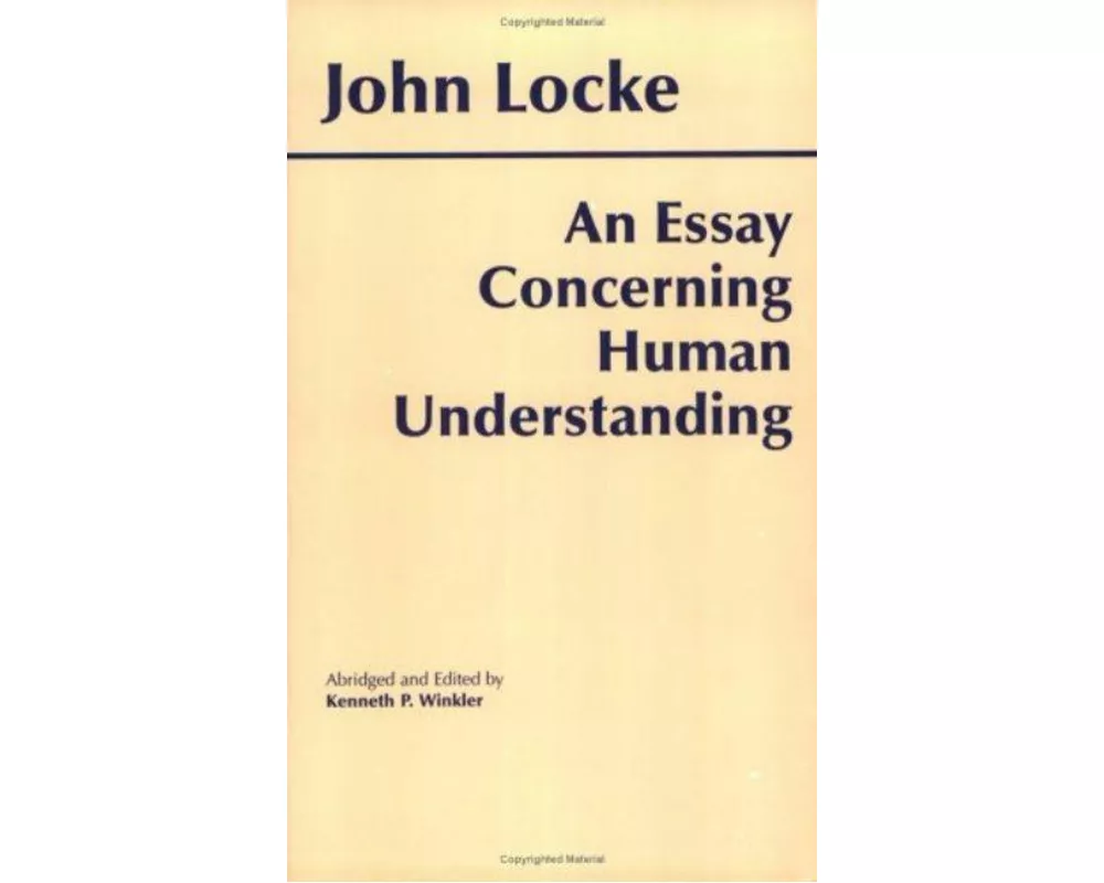 An Essay Concerning Human Understanding