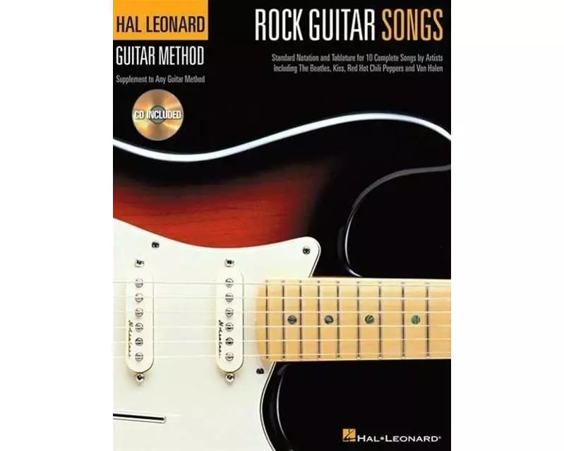 Rock Guitar Songs - Hal Leonard Guitar Method Book/Online Audio