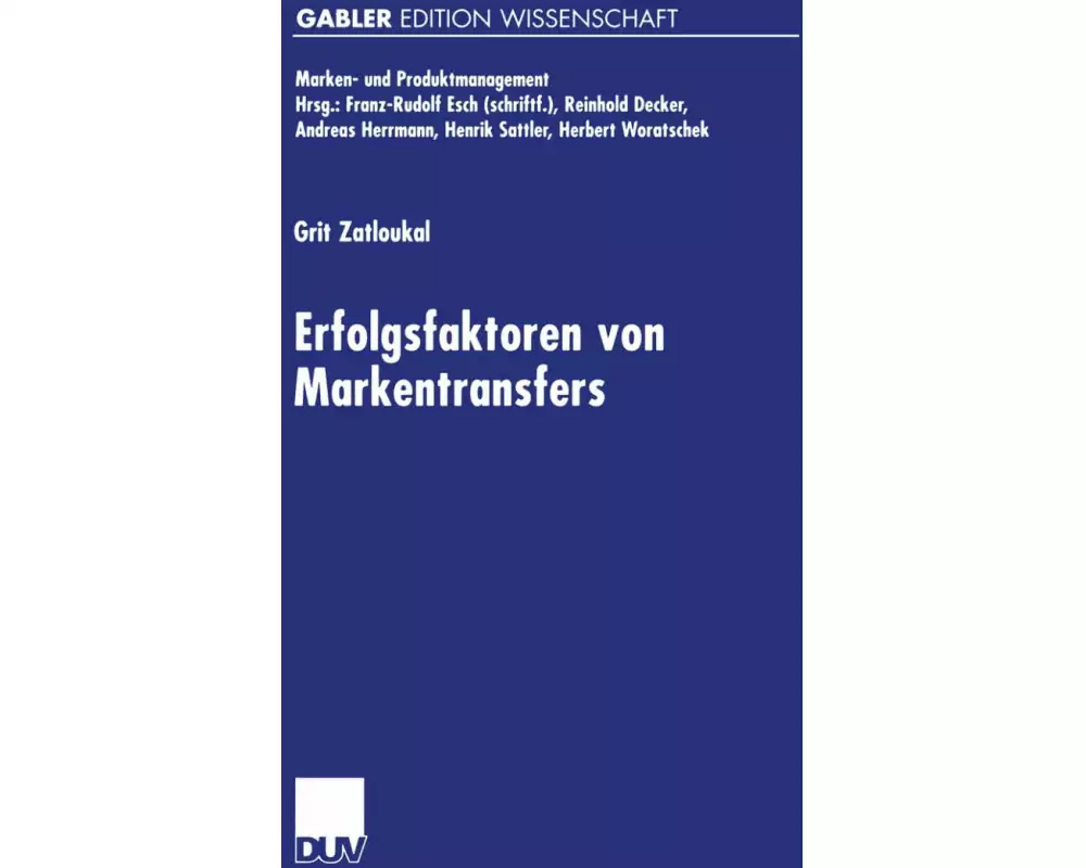 Erfolgsfaktoren von Markentransfers