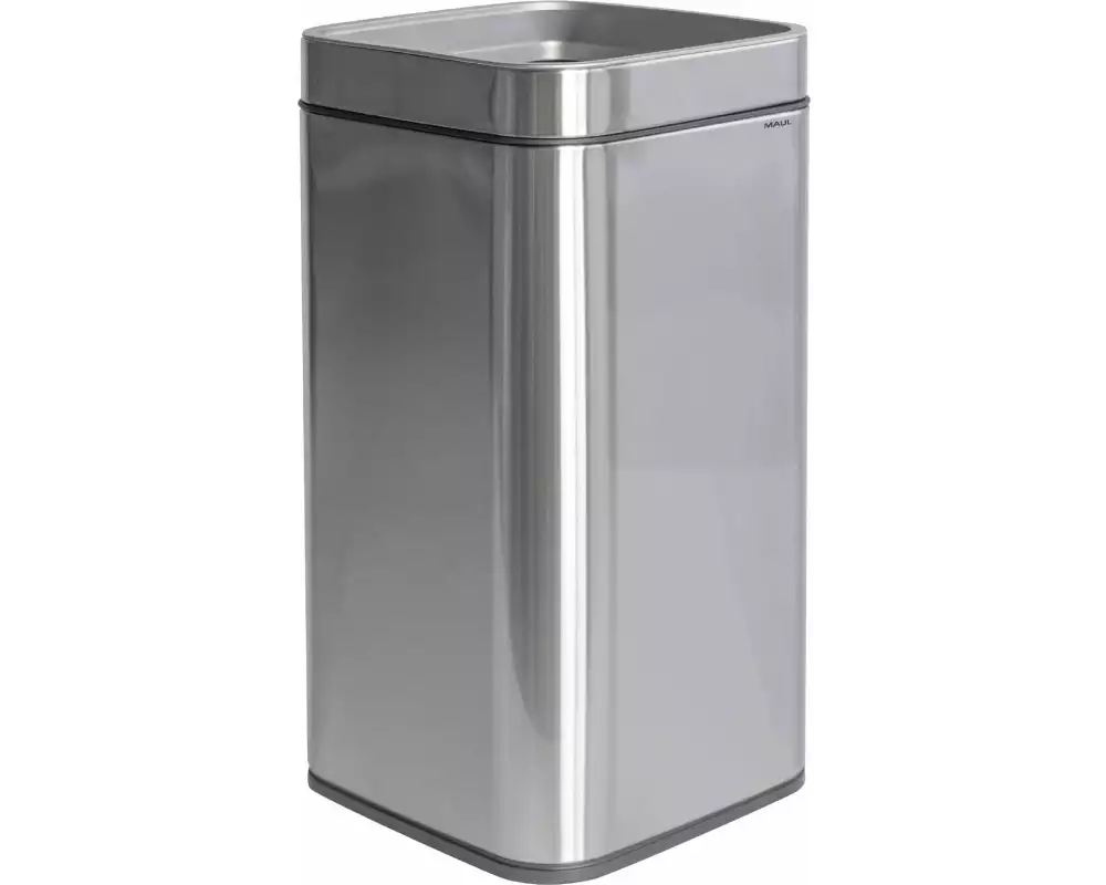 Maul Abfalleimer Prime 25 l, Schwarz/Silber