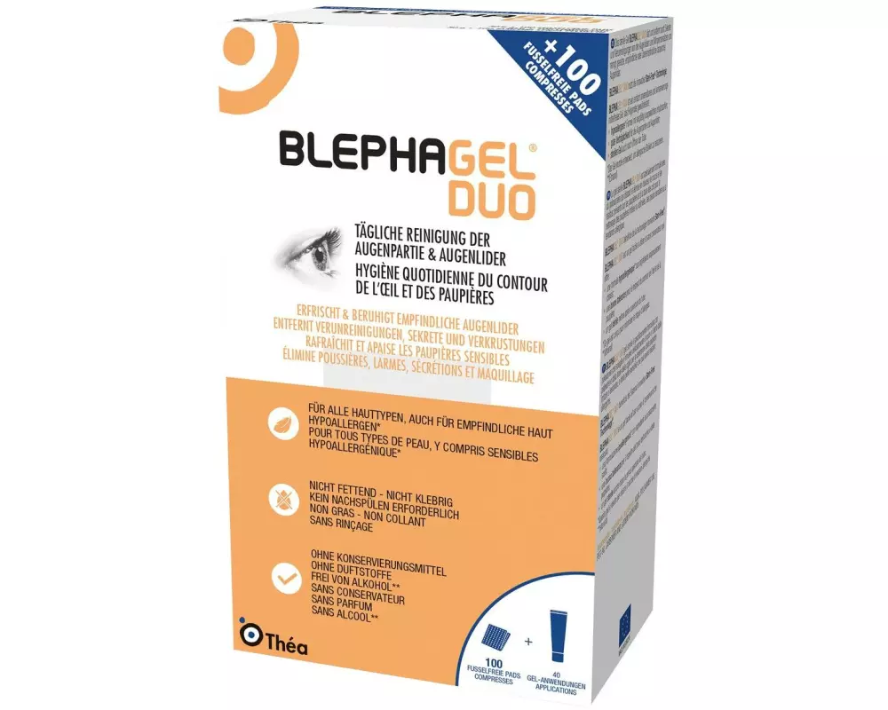Théa Belphagel Duo Steriles Gel 30g + 100 Kompressen