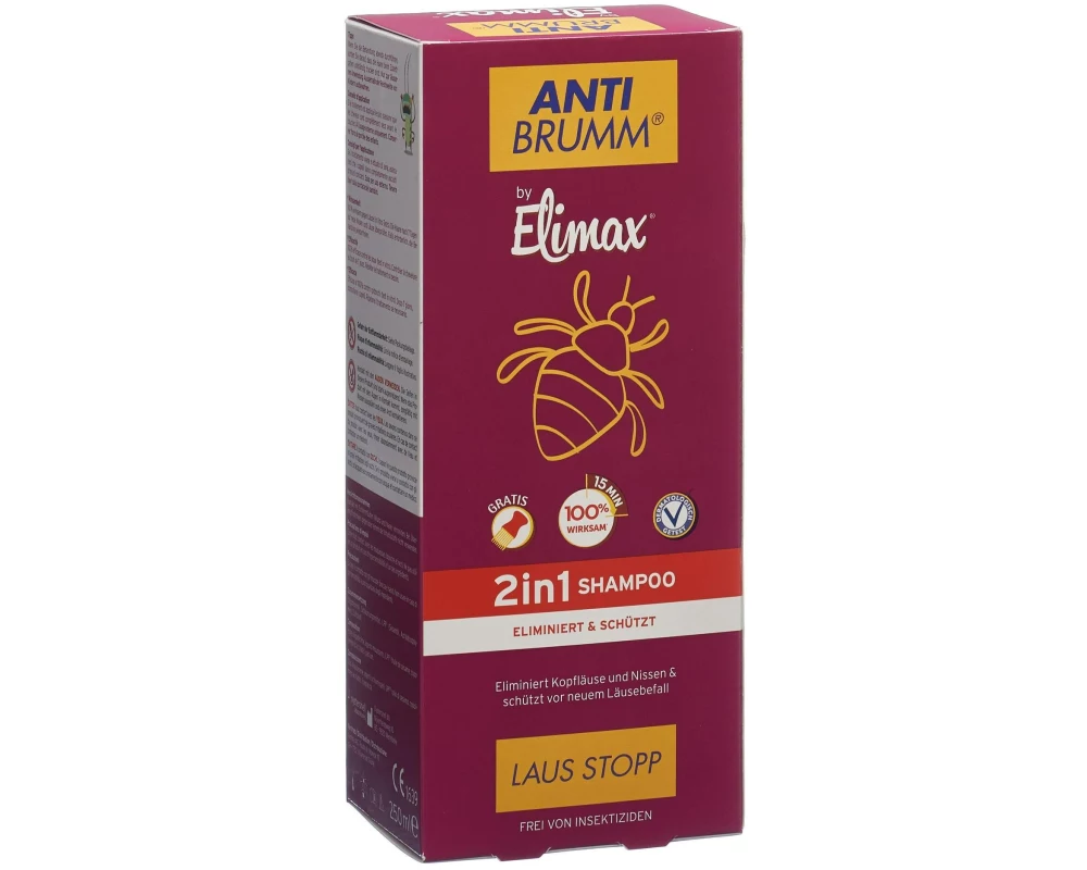 ANTI BRUMM Elimax Laus Stopp 2in1 Shampoo 250 ml