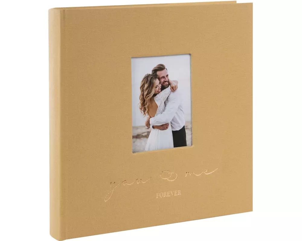 Goldbuch Hochzeitsalbum you & me 30 x 31 cm, 60 Seiten, Braun
