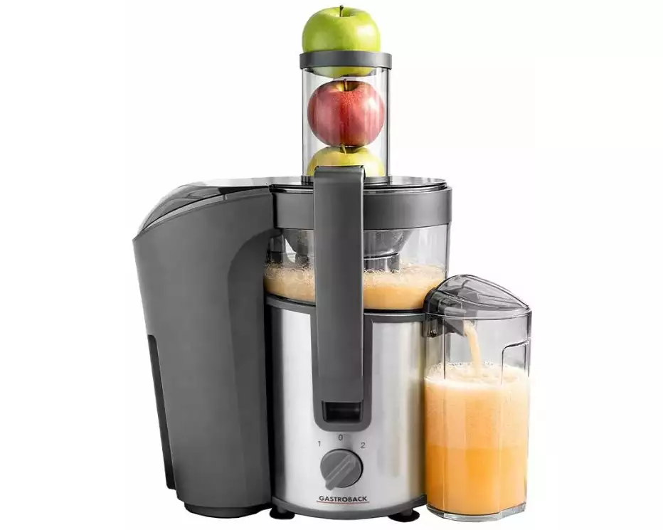 Gastroback Saftpresse Vital Juicer Plus Silber/Grau