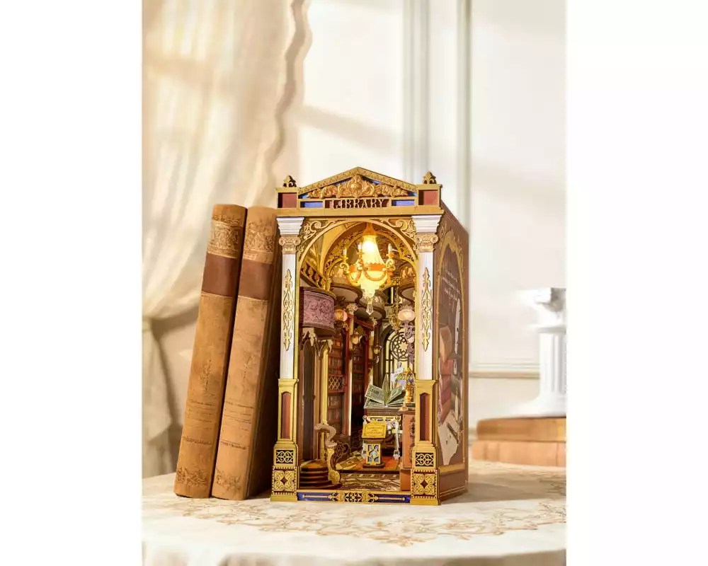 Rolife Bausatz Library of Wonders Holzbausatz Sperrholz 258 Teile