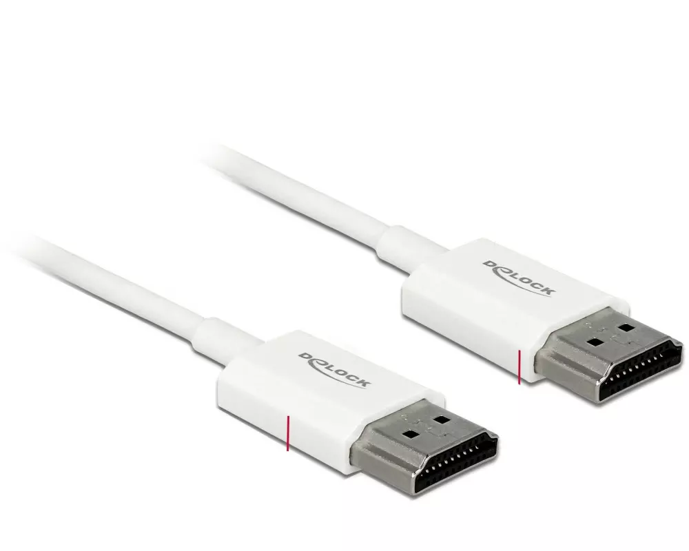 Delock Kabel 4K 60Hz HDMI - HDMI, 4.5 m, Weiss