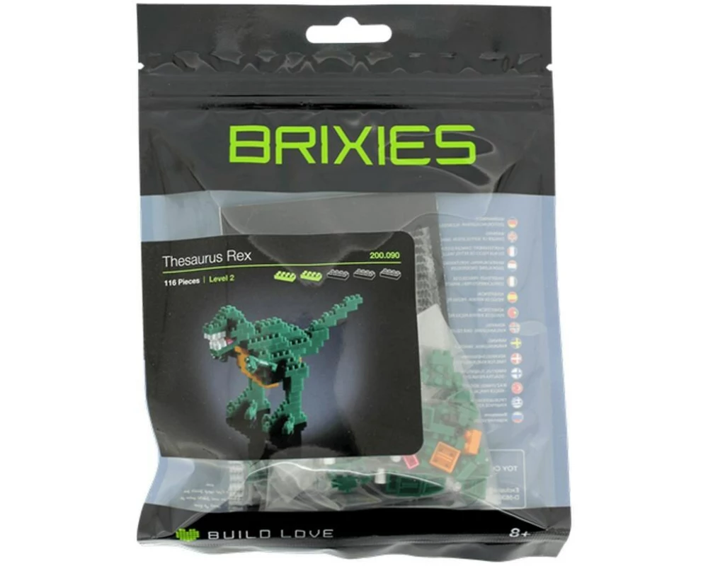 BRIXIES Bausteinmodell Thesaurus Rex aus 116 Bausteinen