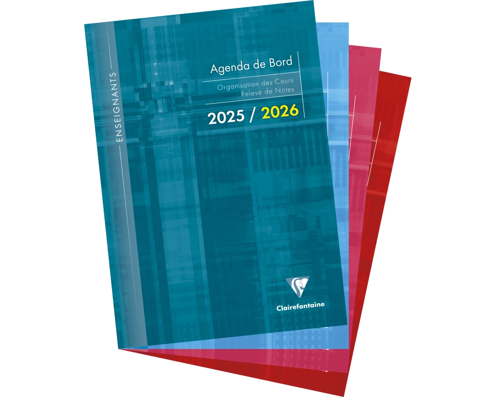 CLAIREFONTAINE Lehreragenda CLF Jahrg. 25/26 3099C 112 Blatt ass. FR 21x29.7cm