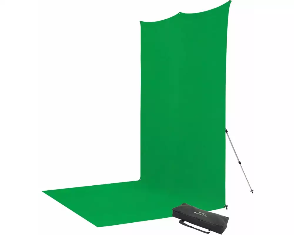 Westcott Hintergrund X-Drop Pro 246 x 400 cm Chroma-Key Green