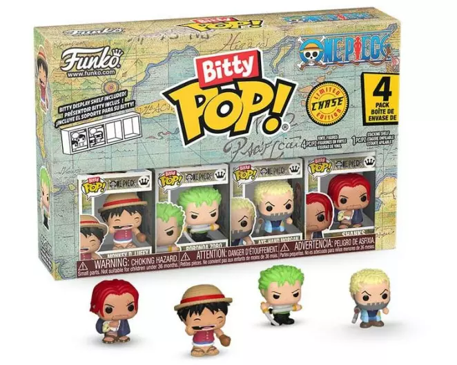 Funko Figur Bitty POP! One Piece 4-er Pack Luffy