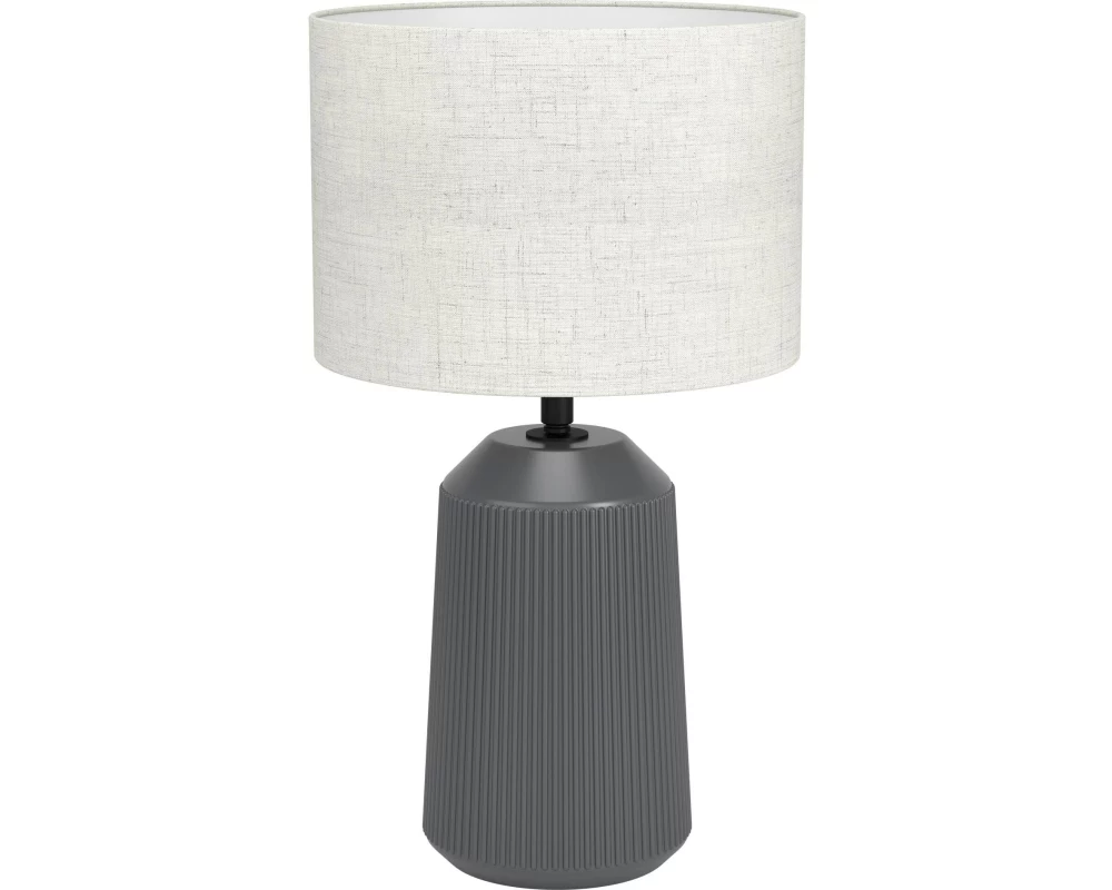 EGLO Leuchten Tischleuchte CAPALBIO grau exkl. E27 1x40W