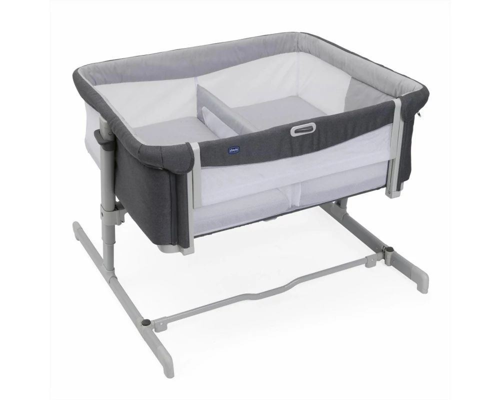 Chicco Beistellbett Next2Me Twins Magnet Grey