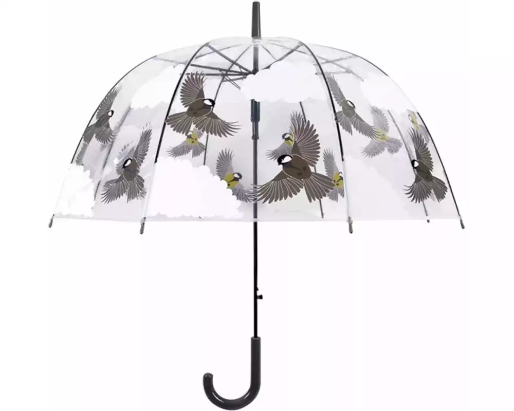 Esschert Design Schirm Vogel zweiseitig Mehrfarbig