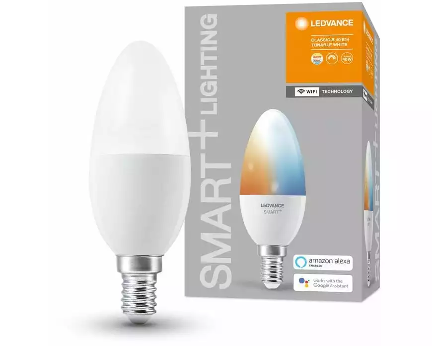Ledvance Leuchtmittel SMART+ Classic Candle, B40, 5W, E14