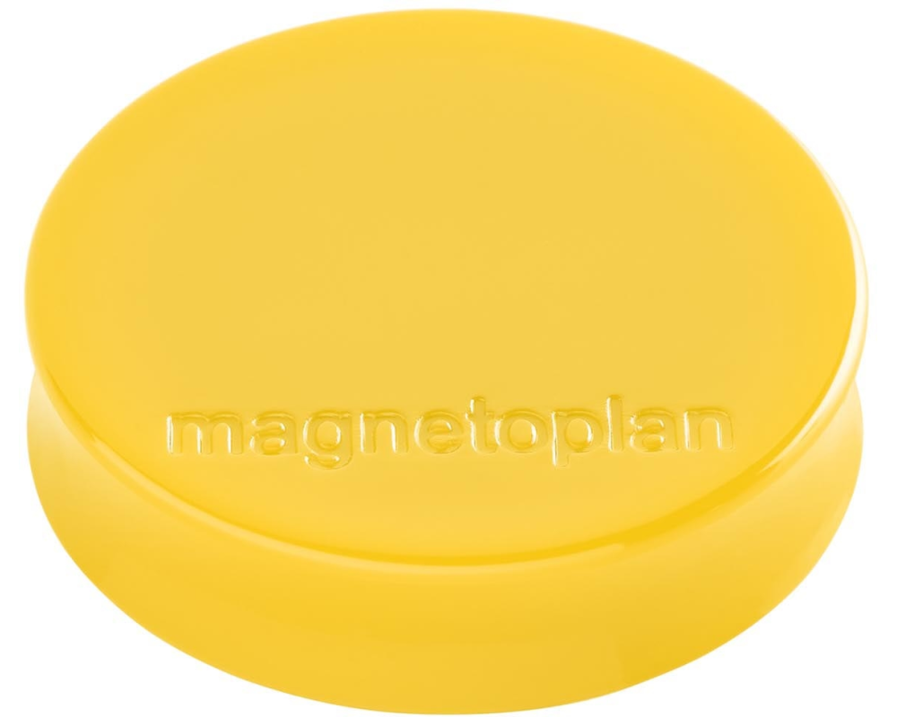 MAGNETOPLAN Magnet Ergo Medium 10 Stk. 16640102 goldgelb 30mm