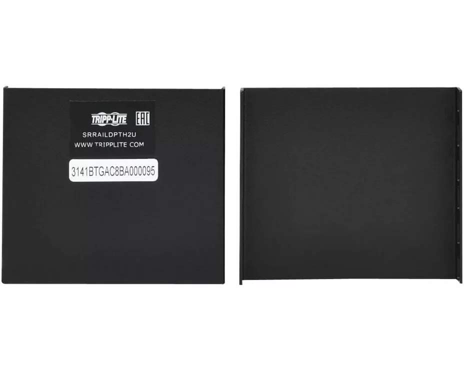 EATON TRIPPLITE SmartRack 2U, Mounting Rail, Deep Adapter Kit, for Server Racks, 4in. 10.2cm